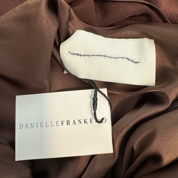 DANIELLE FRANKEL Charlie Crepe Satin Midi-Dress - Picture 7 of 8